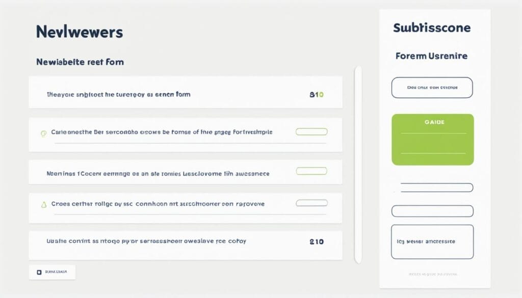 Newsletter Signup Form Design